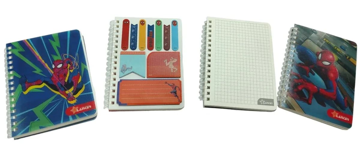 LIBRETA A6 C/NOTITAS ADH. SPIDERMAN DISSPI13