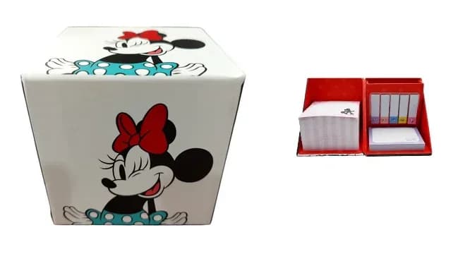 NOTITAS CUBO ORGANIZADOR MINNIE DISP608