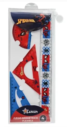 JUEGO GEOMETRICO FLEXIBLE SPIDERMAN 30 CM ST1725