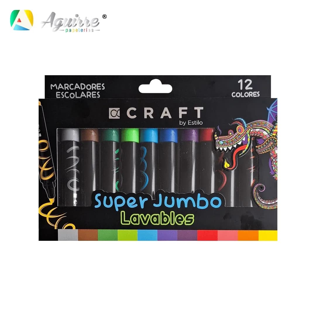 MARCADOR CREATIV X 12COL MEGA PUNTA CT6775-12