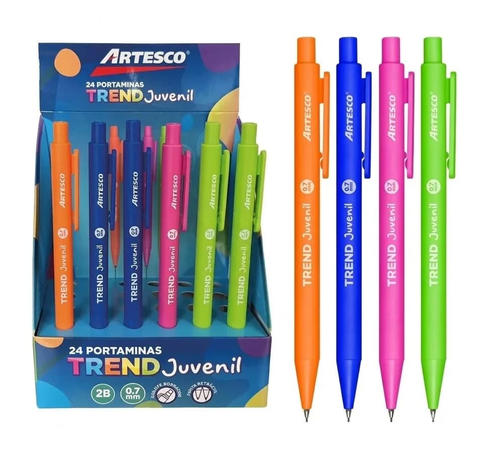 PORTAMINAS ARTESCO TREND JUVENIL 0.7MM UNIDAD