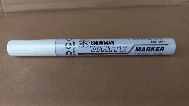 MARCADOR SNOWMAN ACRILICO BLANCO WCP