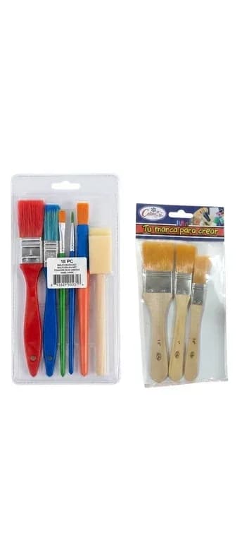BROCHAS P PINTAR SET X 3UN 089-0002