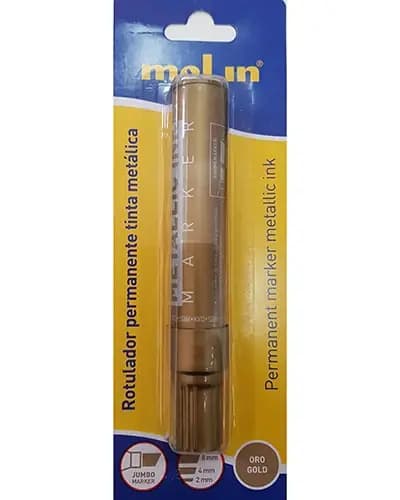 MARCADOR MOLIN VIVA METALICO DORADO
