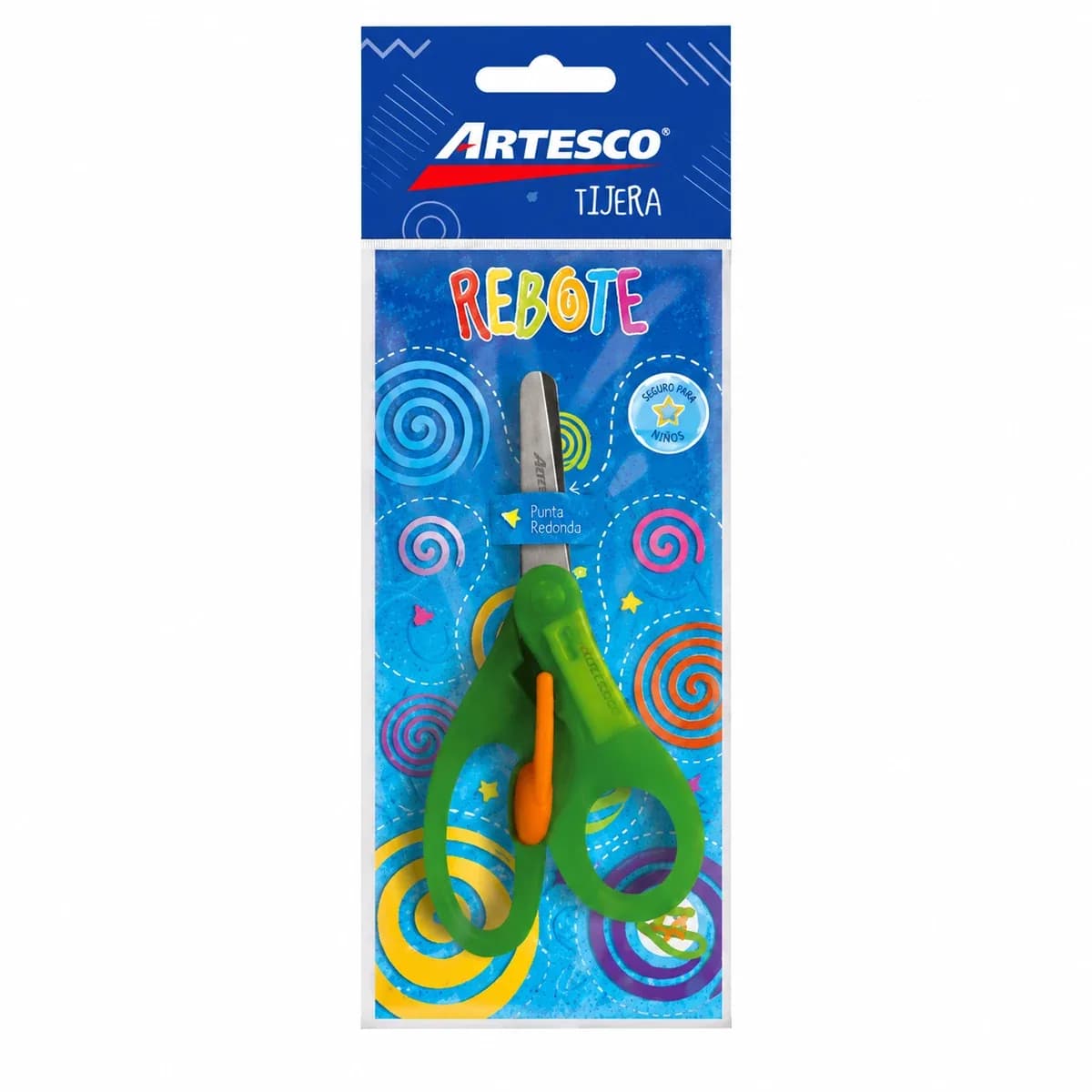 TIJERA ESCOLAR ARTESCO REBOTE 13CM 7222