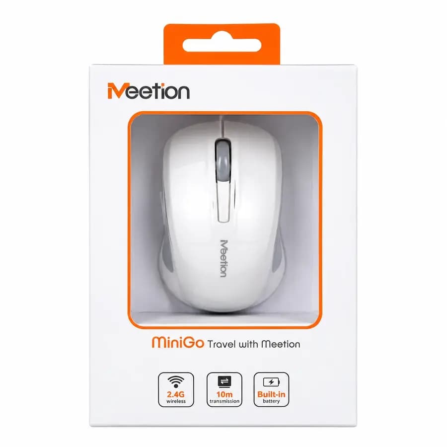 MOUSE MEETION INALAMB. 2.4G MOU-069 COLORES