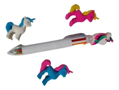 UNIDAD ESFERO BORRABLE QUIN QUIN UNICORNIO C0080
