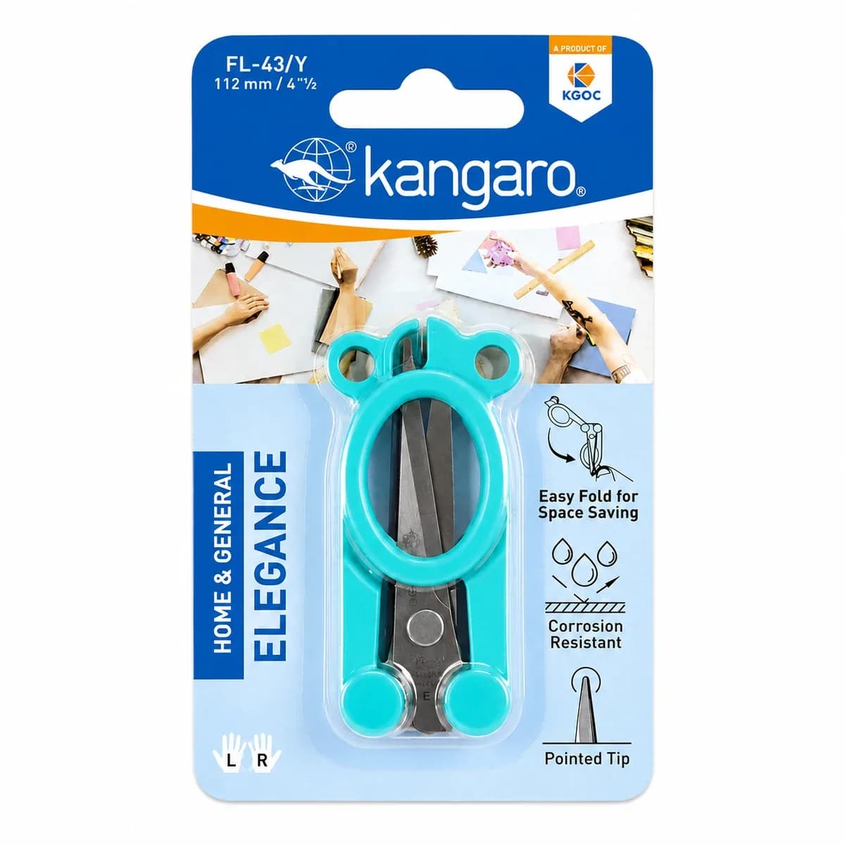 TIJERA KANGARO BOLSILLO DOBLEZ FL-43/Y