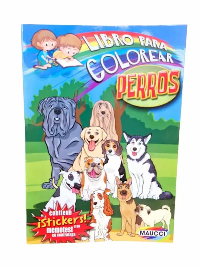 LIBRO A JUGAR CON PERRITOS C/STICKERS 6097 P/COL