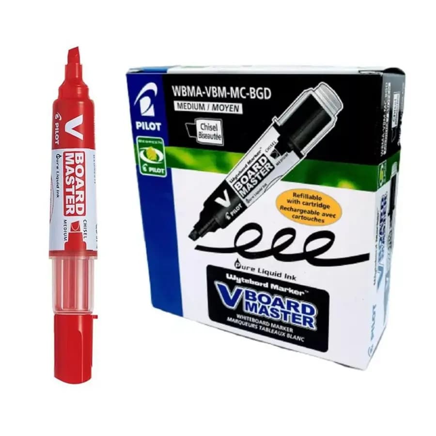MARCADOR LEELY BORRABLE RECARG. ROJO L-201