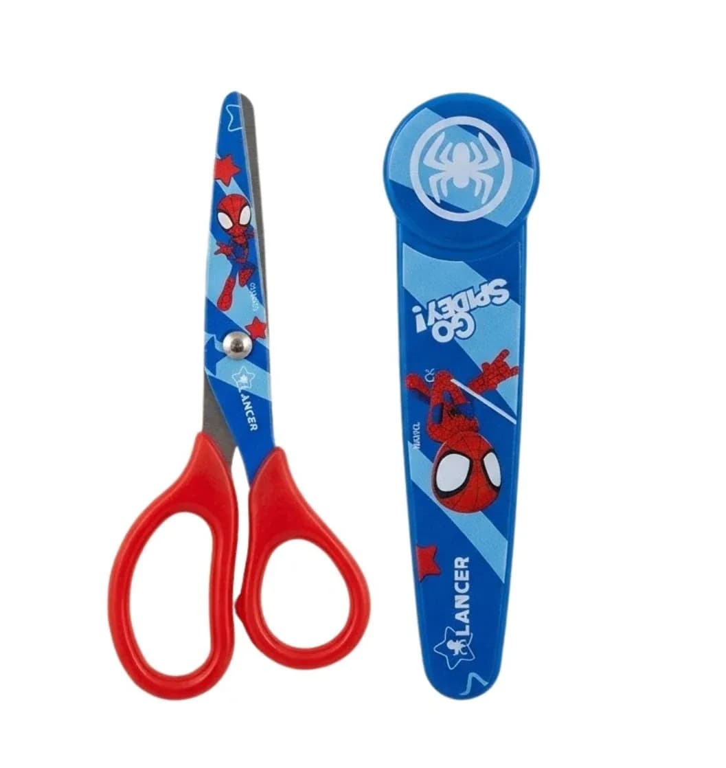 TIJERA ESCOLAR LANCER SPIDEY DIS.105