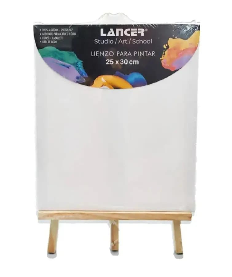 LIENZO LANCER C/CABALLETE 25X30CM PA.430