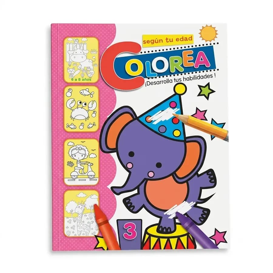 LIBRO COLOREA SEGUN TU EDAD 7924
