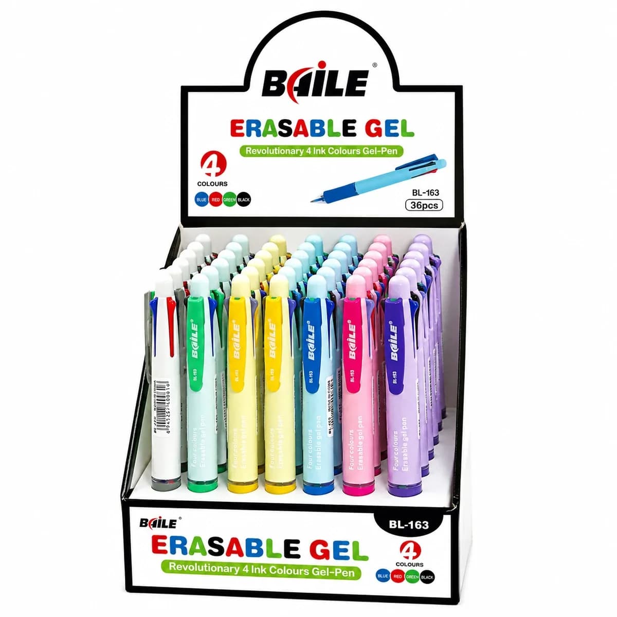 ESFERO 4 MINAS GEL BORRABLE BAILE BL-163