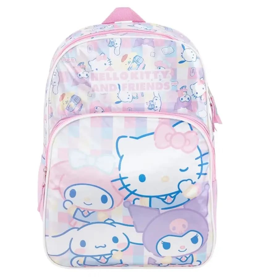 MOCHILA ESCOLAR EME179920-RS HELLO KITTY AND FRIENDS
