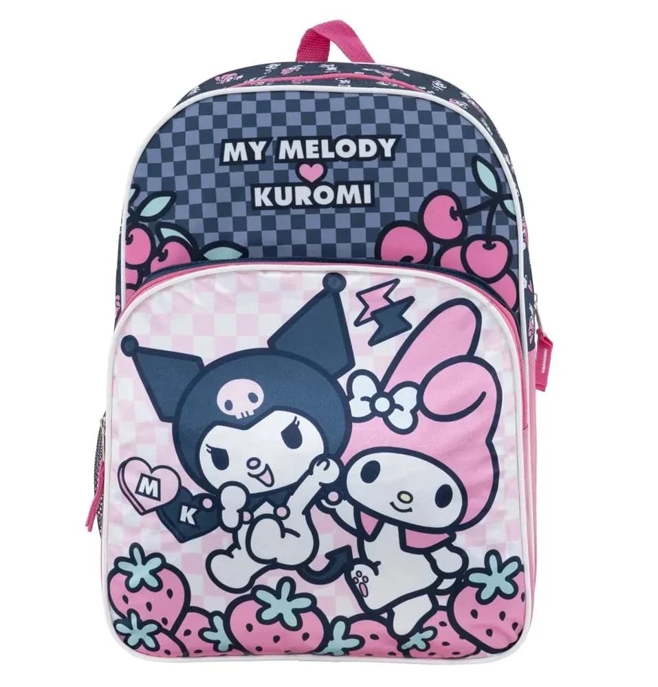MOCHILA ESCOLAR EME180153-NG MY MELODY Y KUROMI