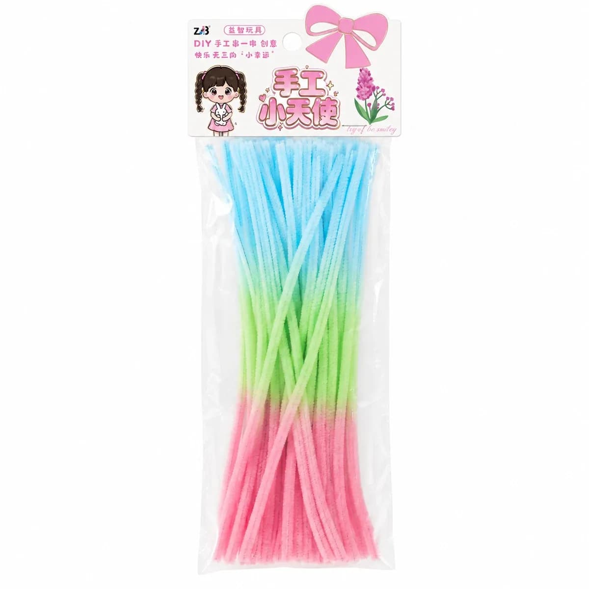 CHENILLA DIY MULTICOLOR X 24UN
