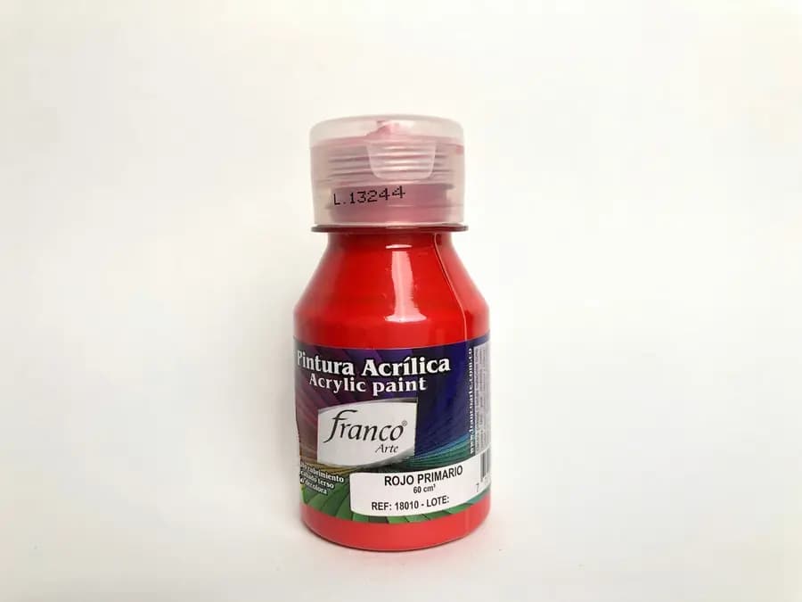 PINTURA ACRILICA FRANCO LITRO ROJO