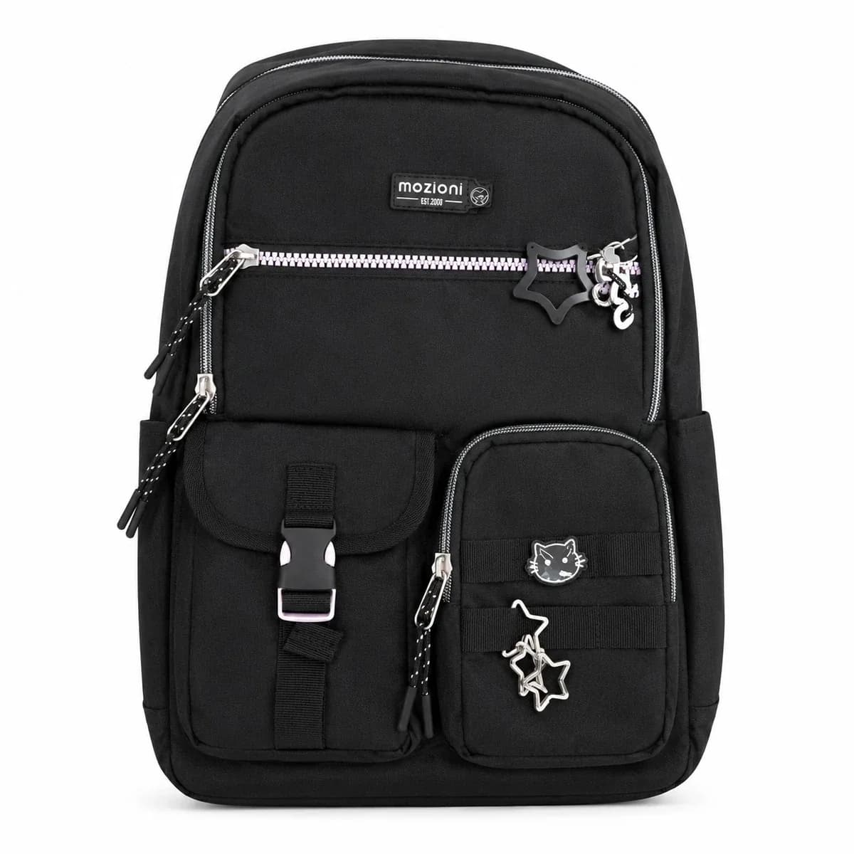 MOCHILA MOZIONI MME180946-NG CON BOLSILLO LAPTOP