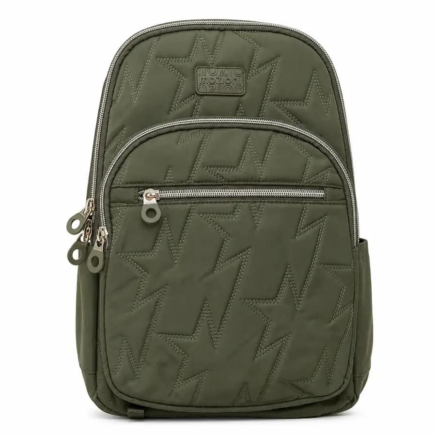 MOCHILA MOZIONI MME180954-VD CON BOLSILLO LAPTOP
