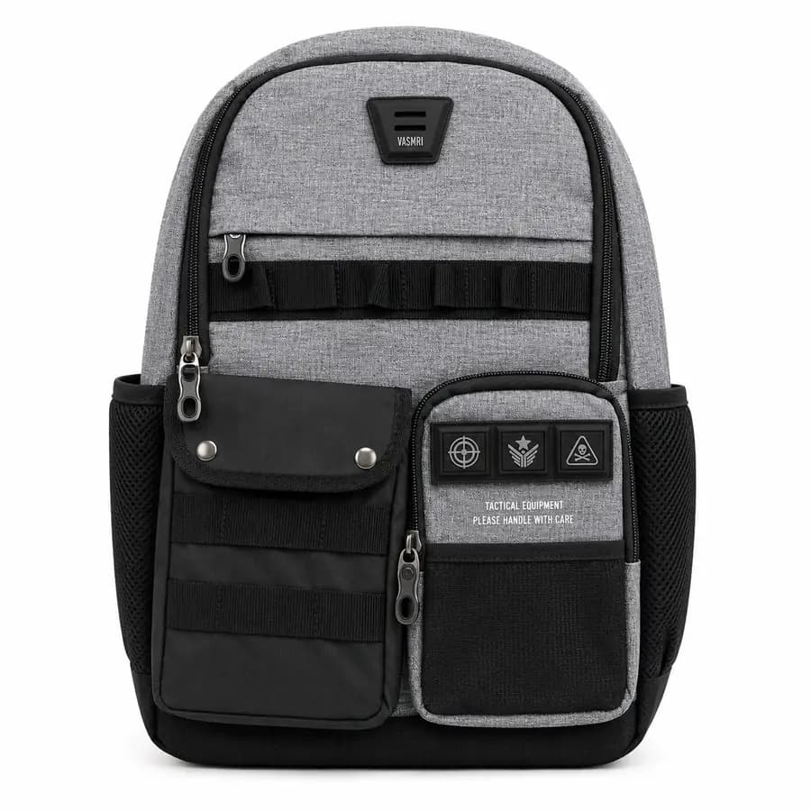 MOCHILA VASARI VME180961-GR CON BOLSILLO LAPTOP