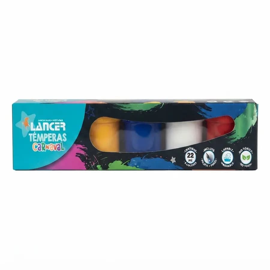 TEMPERA X 6COL LANCER METALICAS TE.610