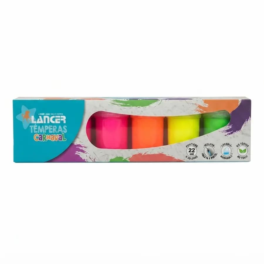 TEMPERA X 6COL LANCER NEON TE.615