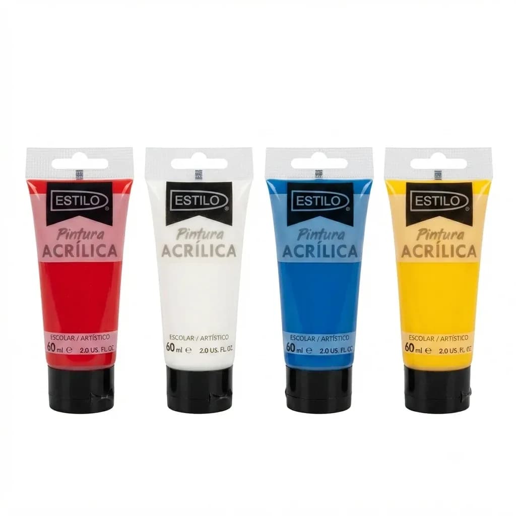 PINTURA ACRILICA ESTILO AMARILLA 60ML